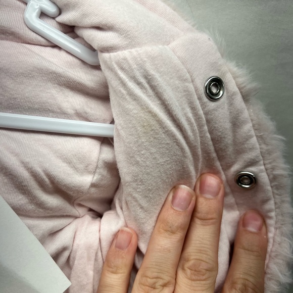 Janie and Jacking soft fleece bunting light pink size 0/3mo - Picture 8 of 8